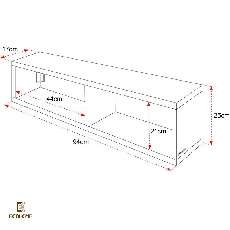 kích thước giá sách 3