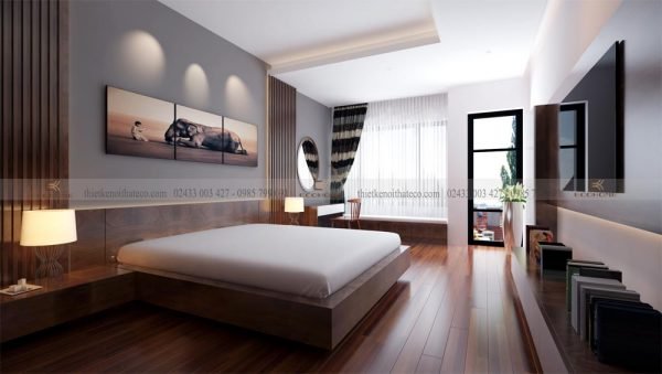 mẫu giường ngủ gỗ công nghiệp ECO31 (1)