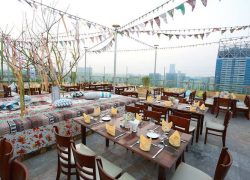 Trill Rooftop Cafe- Quán cafe ngoài trời đẹp ở Hà Nội (2)